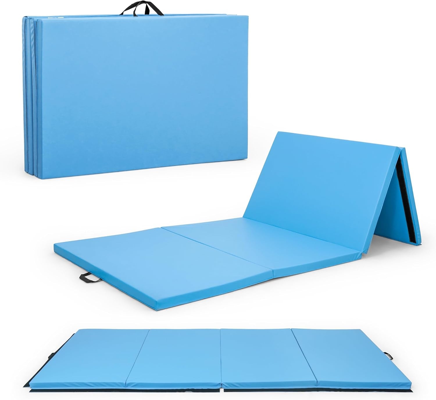 Folding Anti-Tear Exercise & Gymnastics Balance Mat – Multi-Purpose Fitness, Aerobics, & Training | Multiple Options