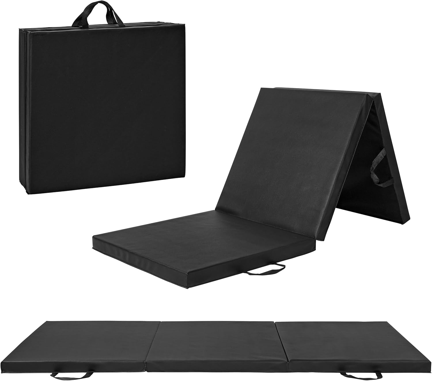 Folding Anti-Tear Exercise & Gymnastics Balance Mat – Multi-Purpose Fitness, Aerobics, & Training | Multiple Options