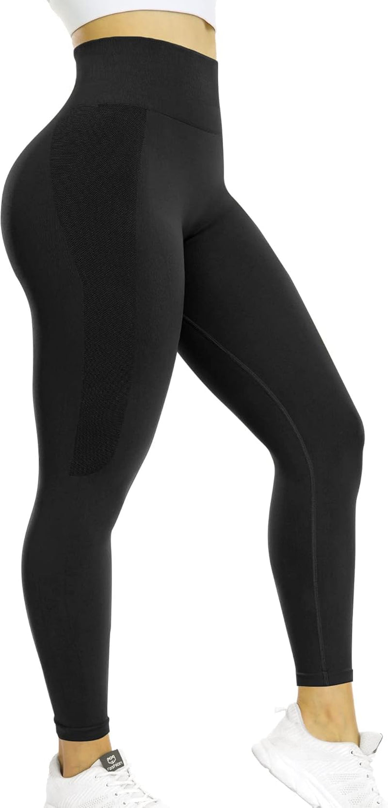 Tiktok Trending Leggings Women'S High Waist Smile Contour Booty Leggings Scrunch Butt Lift Workout Seamless Yoga Pants