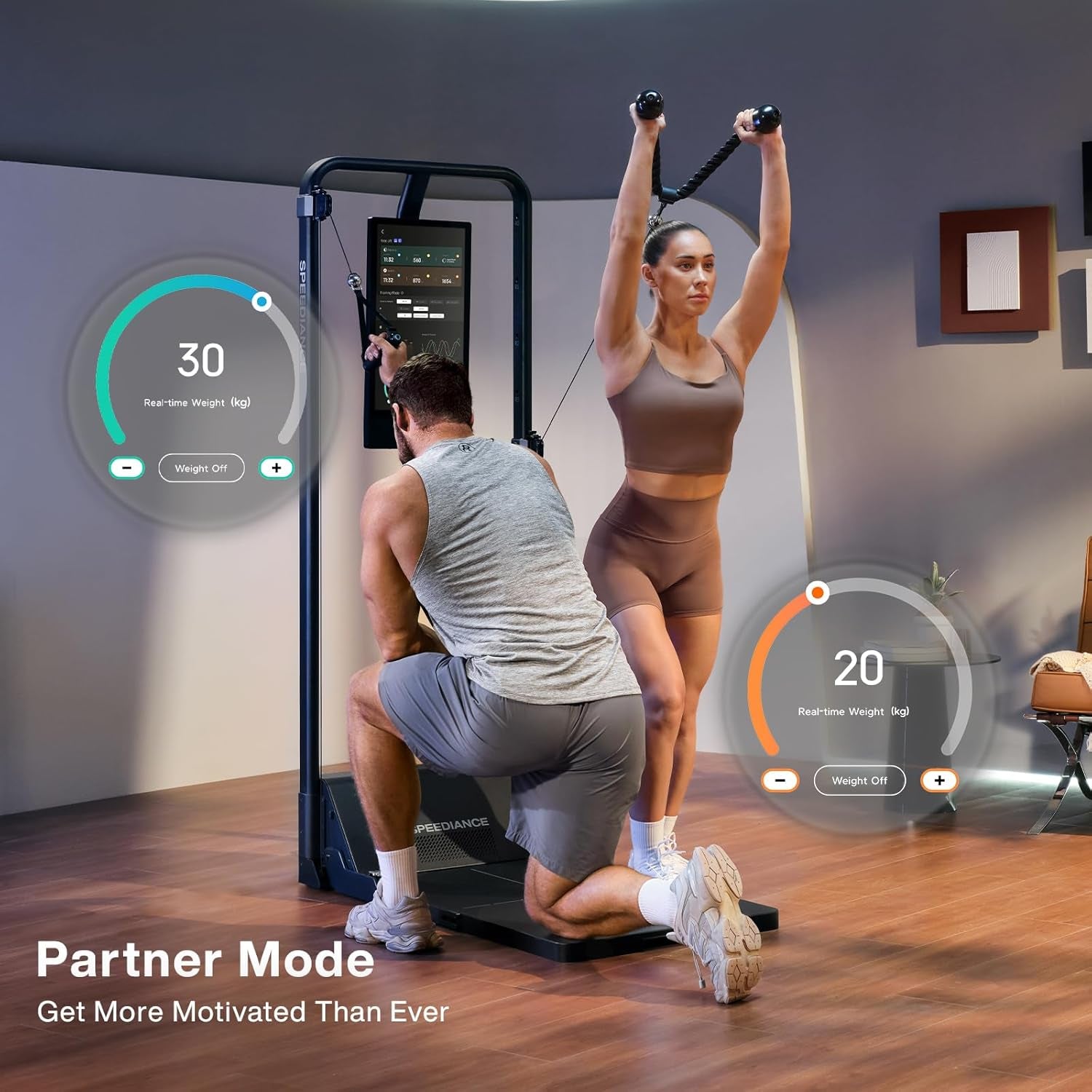 Gym Monster 2 Smart Home Gym, Upgraded Ai-Powered Home Workout Machine, Multi-Functional Smith Machine, Full Body Strength Training Fitness Equipment, All-In-One Workout Station