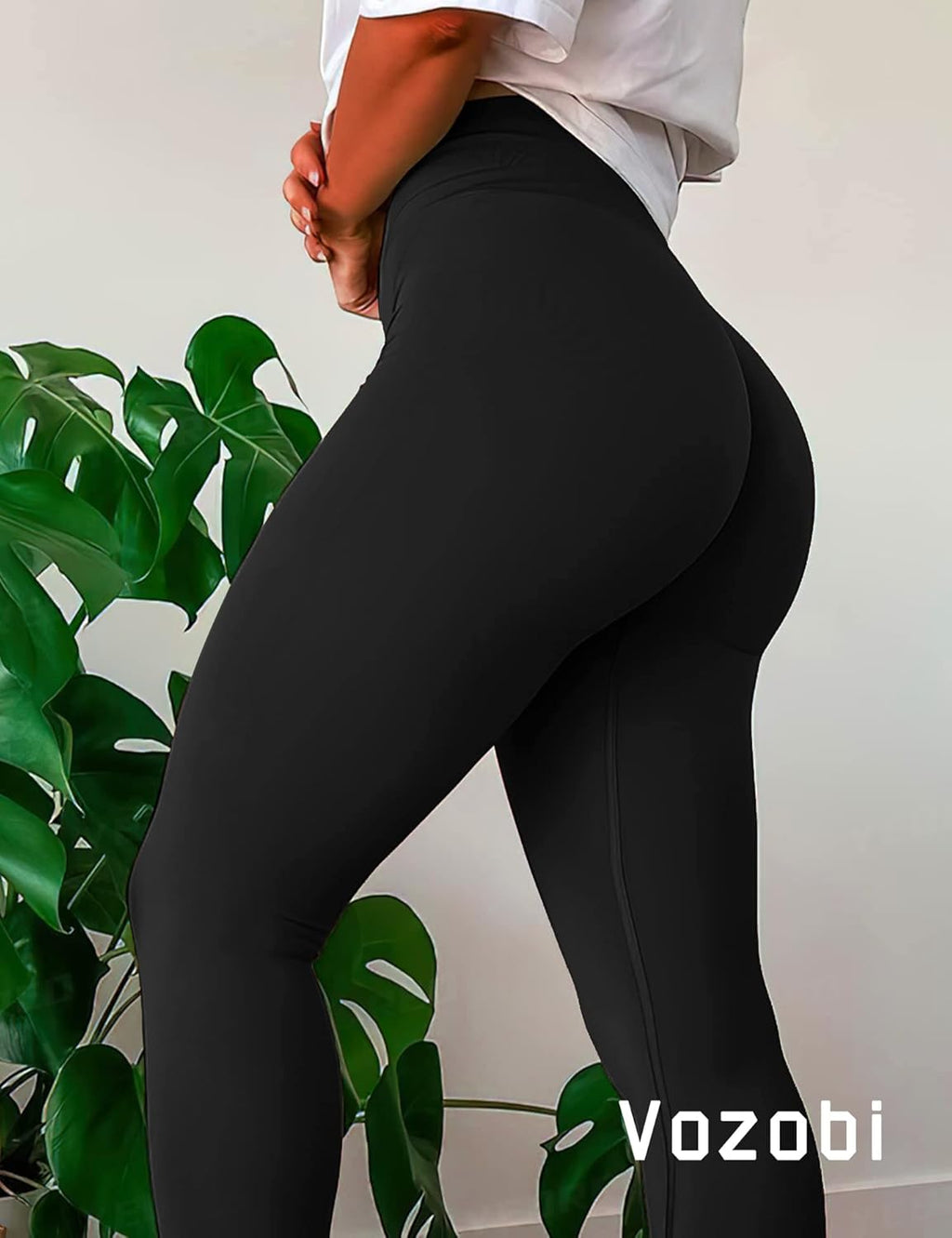 Tiktok Trending Leggings Women'S High Waist Smile Contour Booty Leggings Scrunch Butt Lift Workout Seamless Yoga Pants