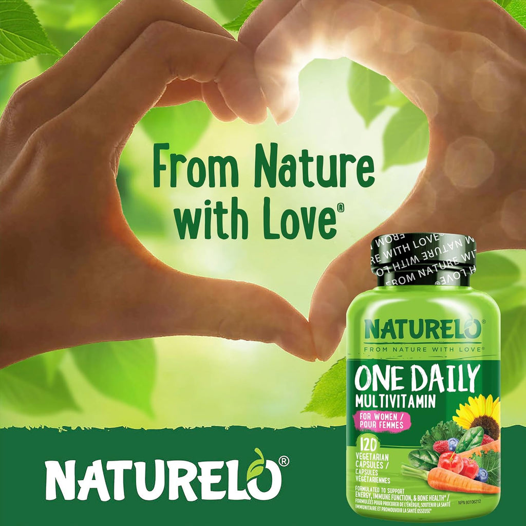 One Daily Multivitamin for Women - Energy Support - Whole Food Supplement to Nourish Hair, Skin, Nails - Non-Gmo - No Soy - Gluten Free - 120 Capsules (Pack of 2) - 8 Month Supply
