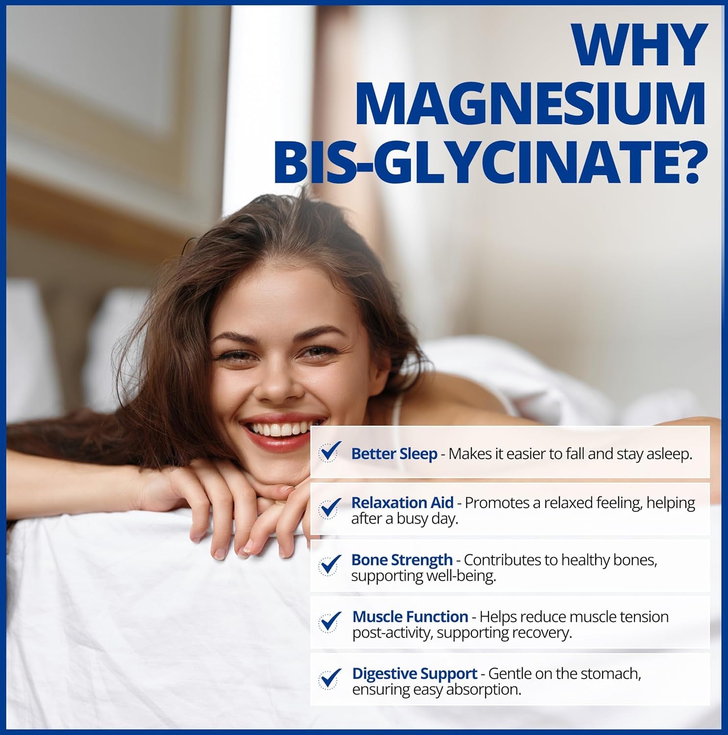 Magnesium Bis-Glycinate Gentle 200Mg, 120 V-Caps 120-Day Supply - Pure Elemental Magnesium Supplement, Supports Bone and Muscle Function, Gentle on Stomach, Perfect for Daily Magnesium Needs