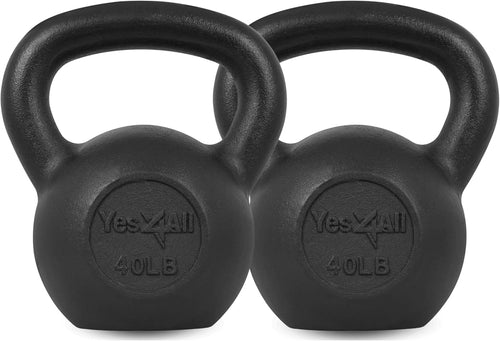 5-50 Lbs Cast Iron Kettlebell for Dumbbell Weights Exercises, Gym, Full Body Home Workout Equipment, Push Up, Grip and Strength Training