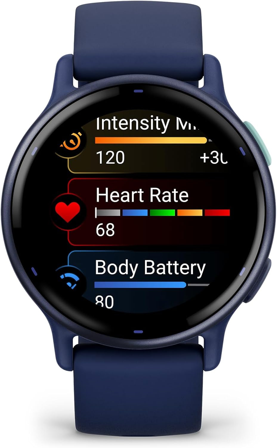 Vívoactive 5, Health and Fitness GPS Smartwatch, AMOLED Display, up to 11 Days of Battery, Navy