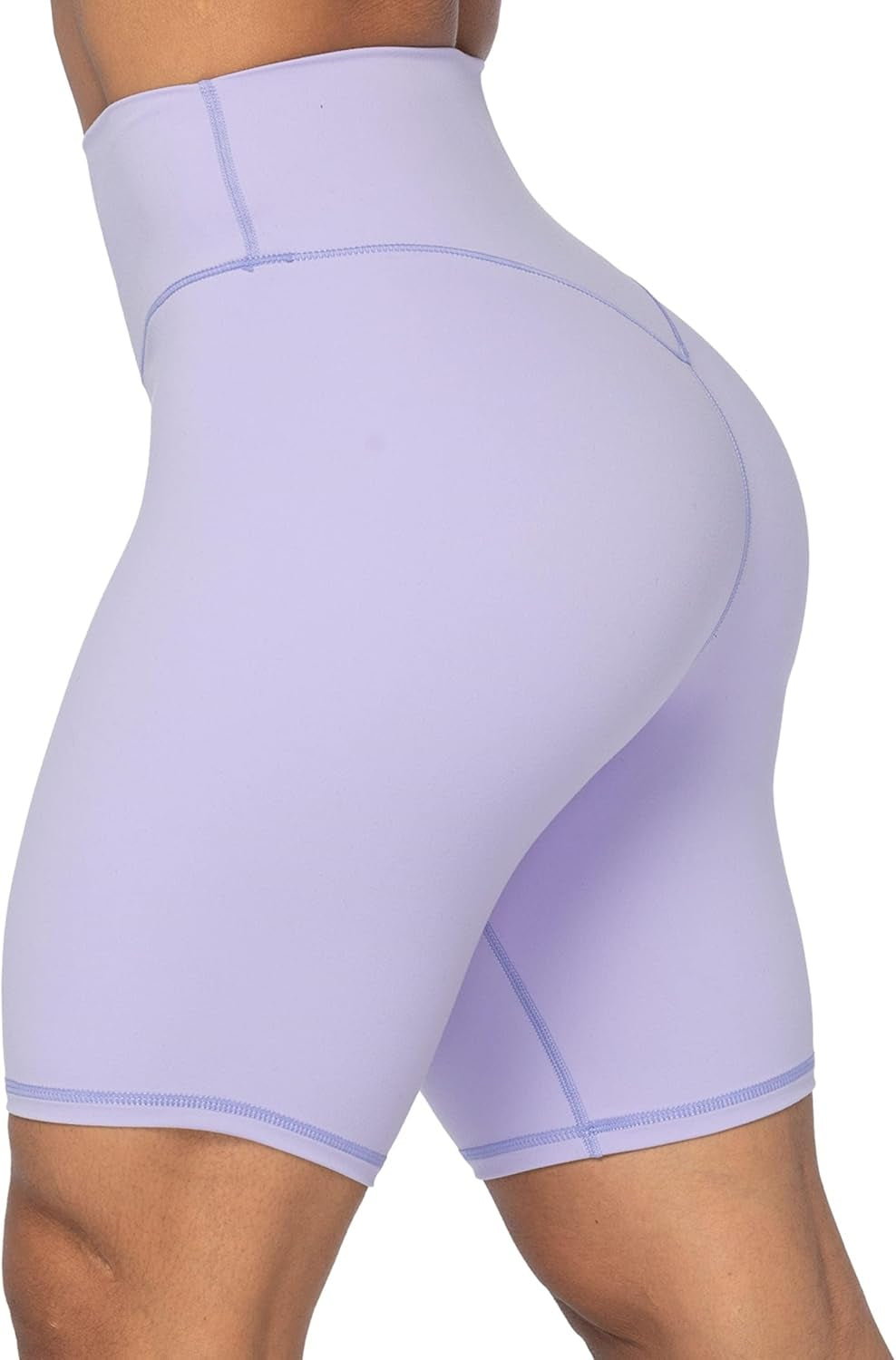 High Waist Biker Shorts for Women No Front Seam Soft Yoga Workout Gym Bike Shorts Tummy Control Squat Proof