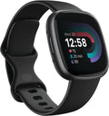 Google  Versa 4 Fitness Smart Watch for Men and Women with Daily Readiness, Gps, 24/7 Heart Rate, 40+ Exercise Modes, Sleep Tracking and More, Black/Graphite, One Size (S and L Bands Included