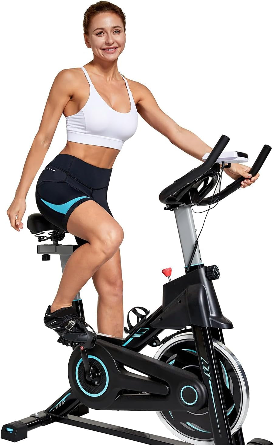 5" Bike Shorts Women 4D Padded Pockets Cycling Shorts Mountain Biking Bicycle Spin Gel UPF50+