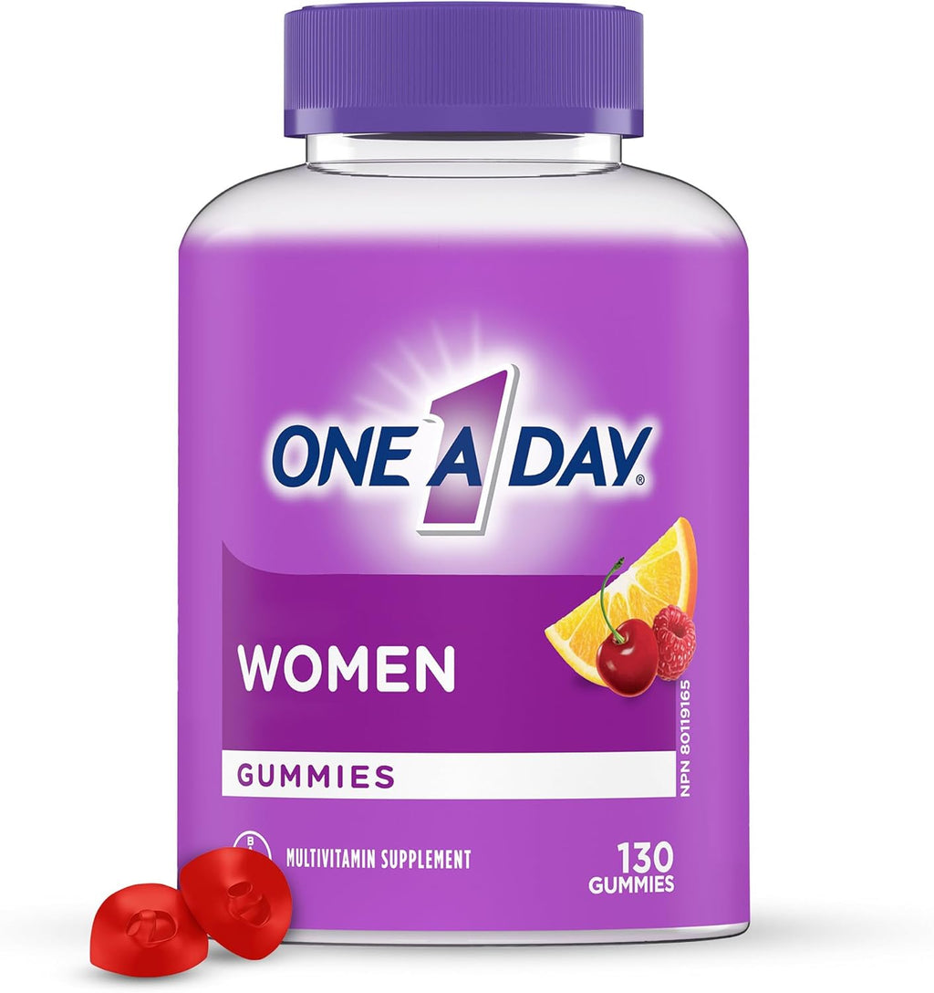 Women'S Multivitamin Gummies - Daily Gummy Vitamins for Women with Vitamins A, C, D and Zinc to Support Immune Function, Biotin for Healthy Hair, Skin and Nails, and More, 130 Gummies