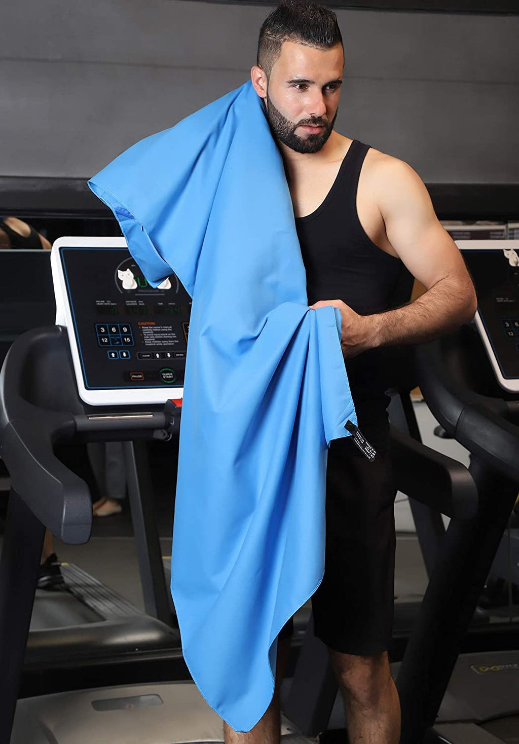 Microfiber Towel Perfect Travel & Gym & Camping Towel. Quick Dry - Super Absorbent - Ultra Compact - Lightweight. Suitable for Trip, Beach, Shower, Backpacking, Pool