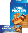 Bars - Nutritious, Gluten Free Bar, Made with Whey Protein Blend - Low Sugar, Protein Snack. Deliciously Satisfying. Made in Canada, Chocolate Salted Caramel (Pack of 6)