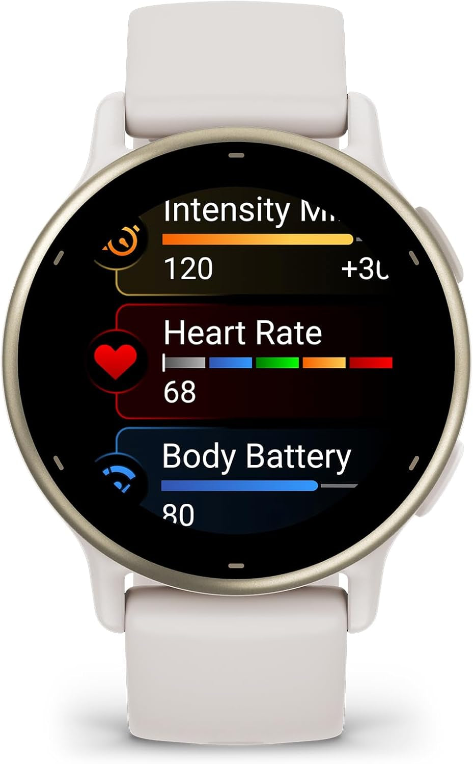 Vívoactive 5, Health and Fitness GPS Smartwatch, AMOLED Display, up to 11 Days of Battery, Ivory