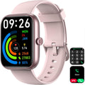 Smart Watch for Men Women with Bluetooth Call, Alexa Built-In, Heart Rate & Sleep Monitor, 1.83" DIY Dial Fitness Watch with 100+ Sport Modes, IP68 Waterproof, Compatible with Android Ios