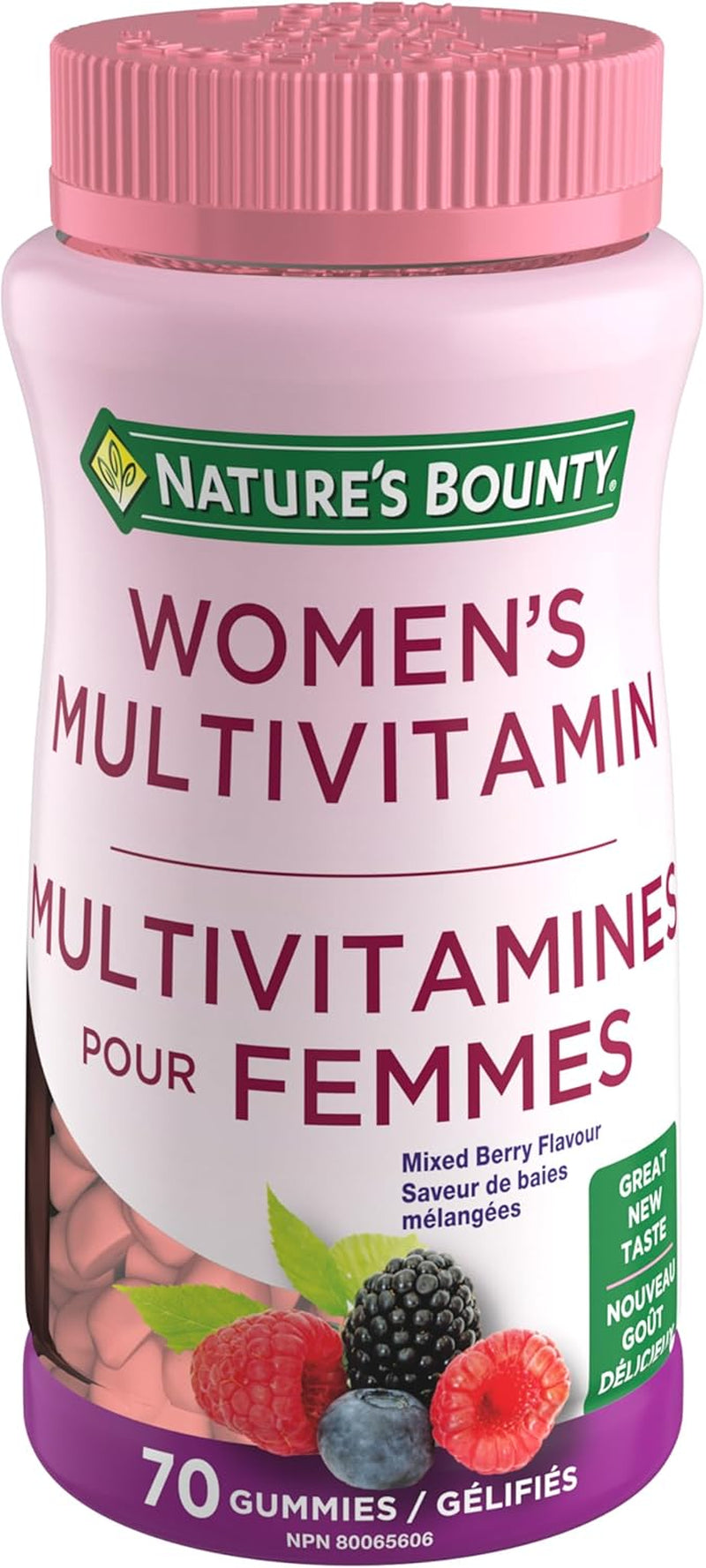 Women'S Multivitamin, Helps Metabolize Nutrients, Helps Maintain Bones, Cartilage, Teeth & Gums, Aids Body in Absorption of Calcium & Phosphorus, Mixed Berry Flavour, 175 G