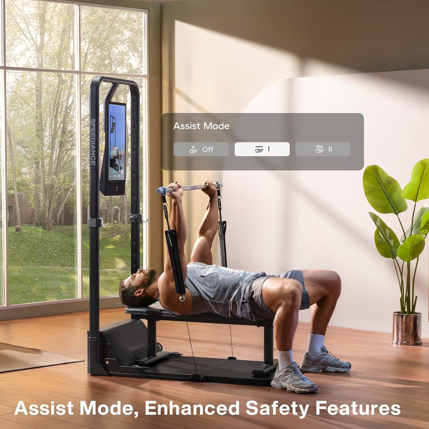 Gym Monster 2 Smart Home Gym, Upgraded Ai-Powered Home Workout Machine, Multi-Functional Smith Machine, Full Body Strength Training Fitness Equipment, All-In-One Workout Station