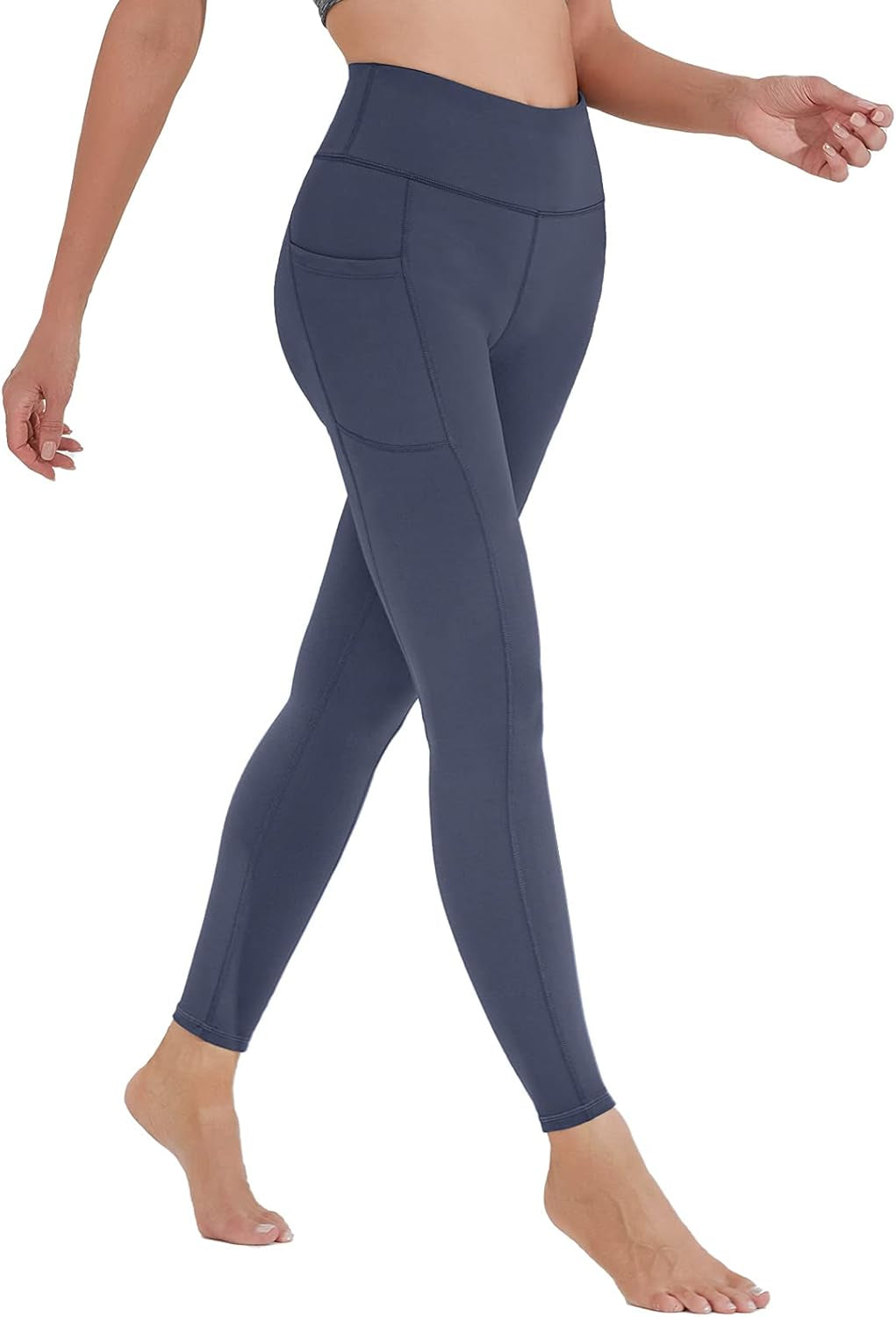 Yoga Pants for Women, High Waisted Leggings with Pockets, Tummy Control Non See through Workout Pants