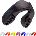 Mouthguard Strapless Slim Fit, Adults and Junior with Case for Boxing, Basketball, Football, MMA, Martial Arts, Hockey and All Contact Sports (Junior (<11 Years), Black)