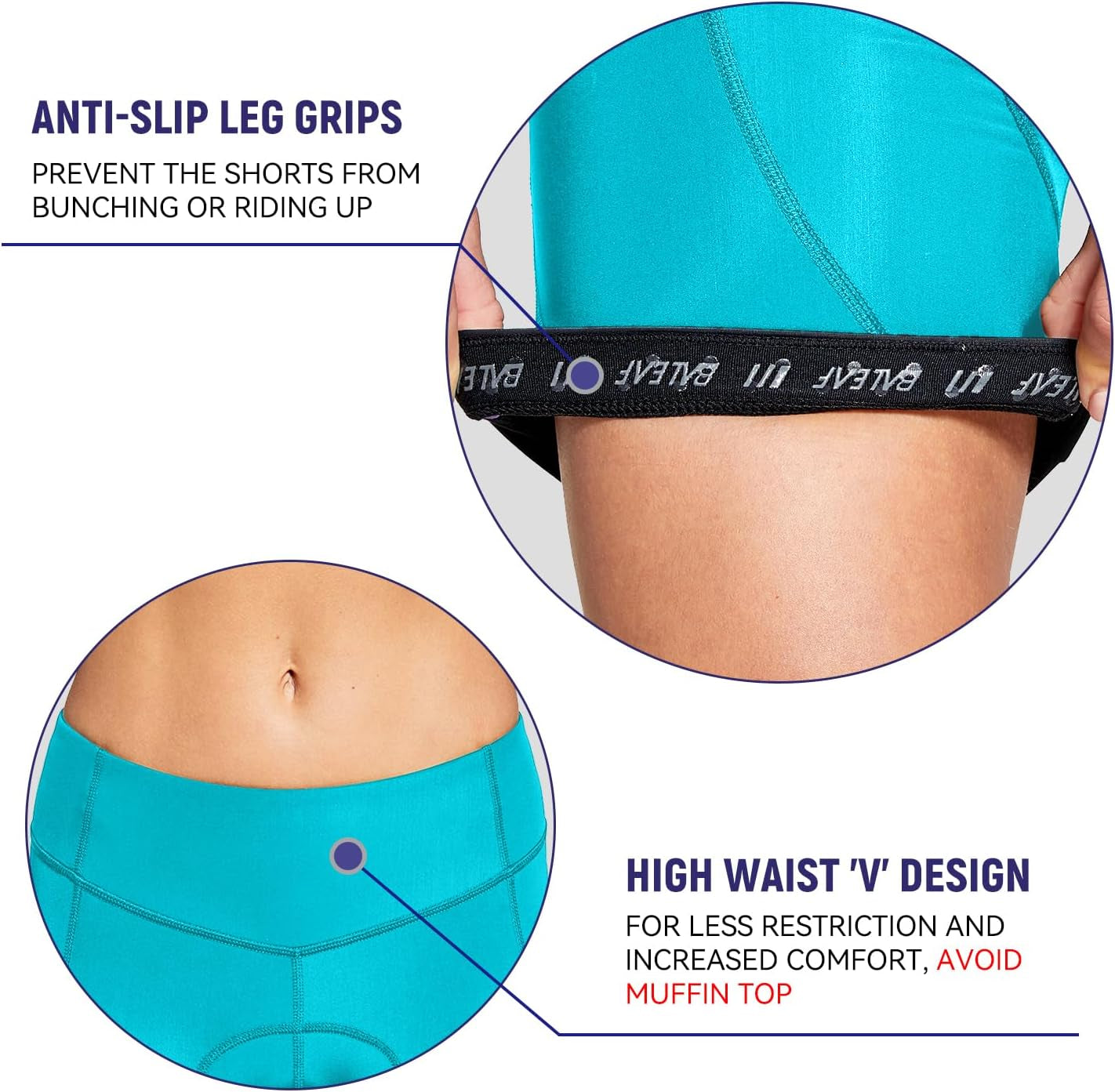 5" Bike Shorts Women 4D Padded Pockets Cycling Shorts Mountain Biking Bicycle Spin Gel UPF50+