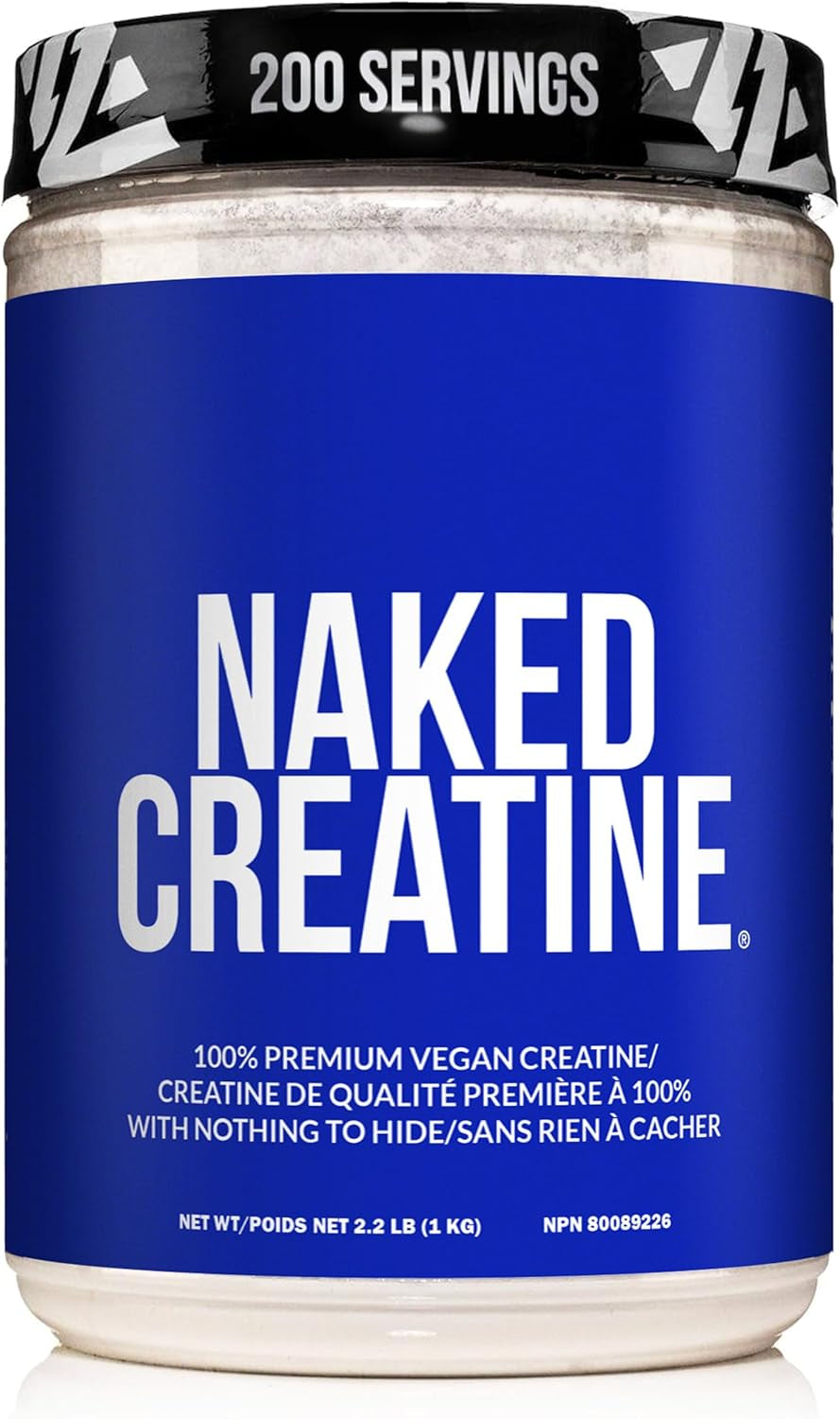 Pure Micronized Creatine Monohydrate – 200 Servings, 1,000G Bulk – Vegan, Non-Gmo, Gluten & Soy Free - Muscle Building, Strength Training, Gym & Fitness Supplement