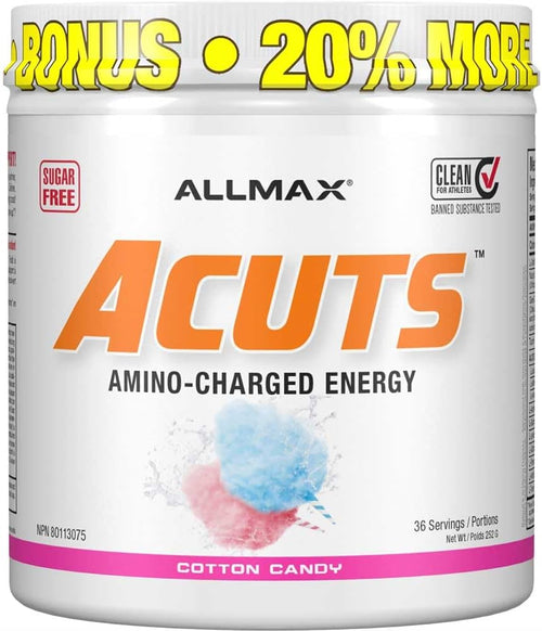 - AMINOCUTS (A:CUTS) - Weight-Management BCAA (L-Carnitine + Taurine + Green Coffee) - Cotton Candy Dye Free- 252 Gram - 36 Servings, 252-Gram