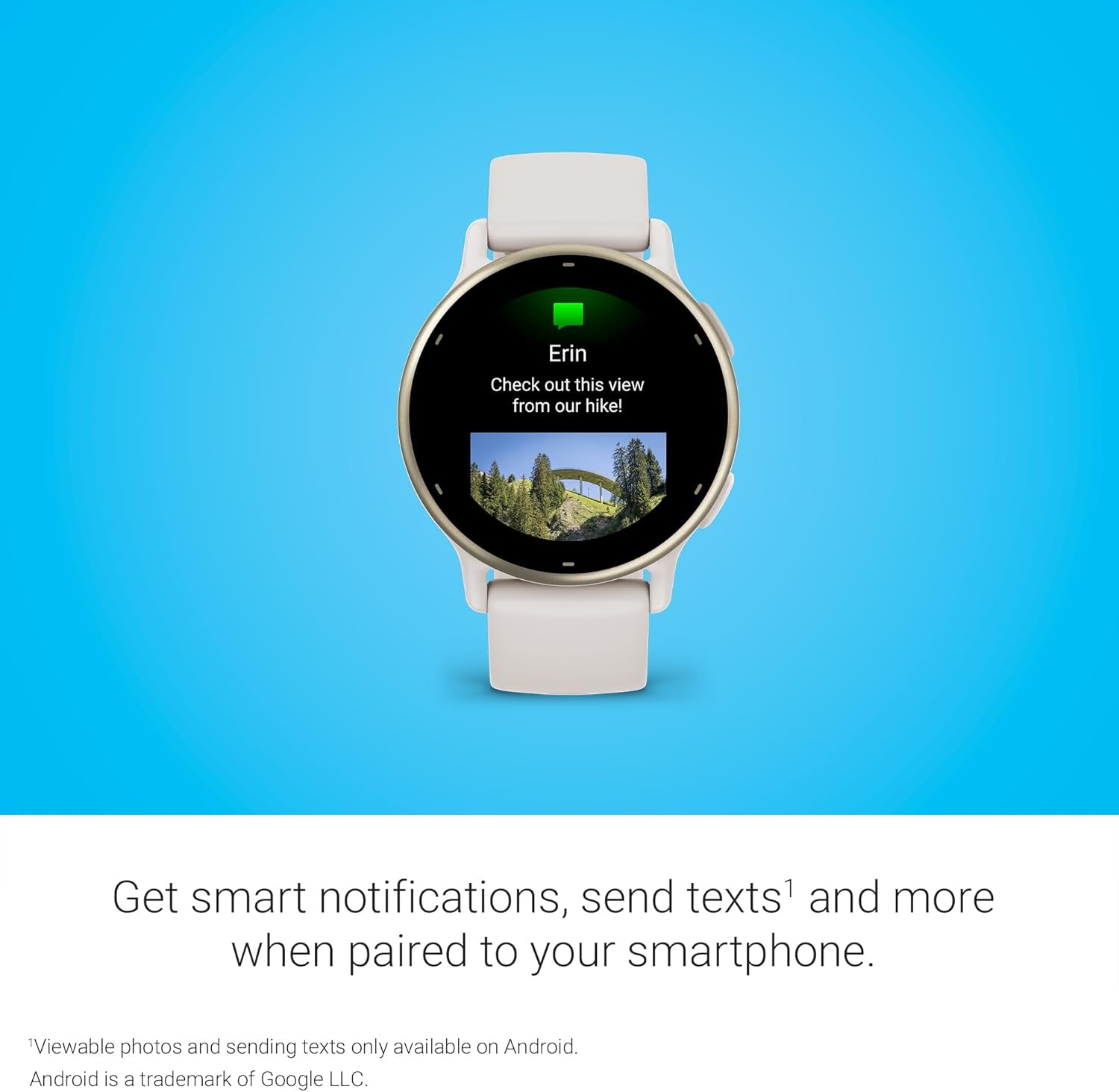 Vívoactive 5, Health and Fitness GPS Smartwatch, AMOLED Display, up to 11 Days of Battery, Ivory