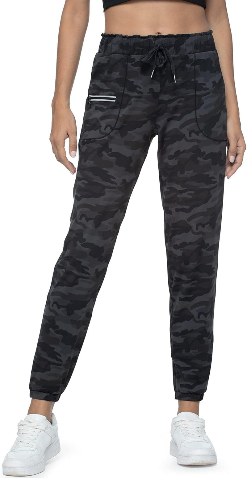 Joggers for Women with Pockets Elastic Waist Workout Sport Gym Pants Comfy Lounge Yoga Running Pants