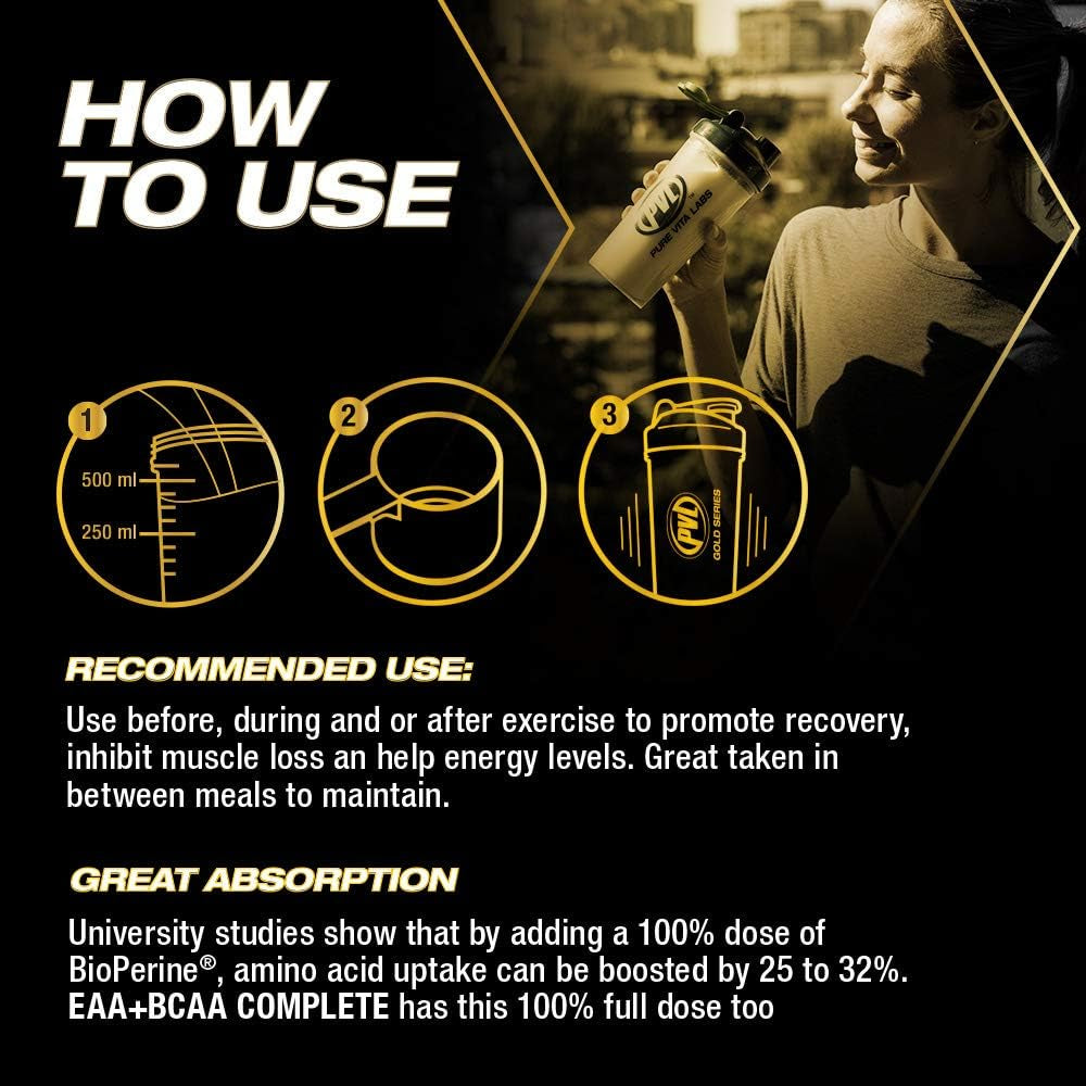 EAA BCAA COMPLETE | Pre, Intra or Post Workout – EAA/BCAA with L-Arginine, Amino Acid Supplement – Keto Friendly – (886 G, Tropical Punch)
