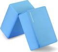 Balancefrom Set of 2 High Density Yoga Blocks, 9"X6"X4" Each, Pair, Multiple Colors