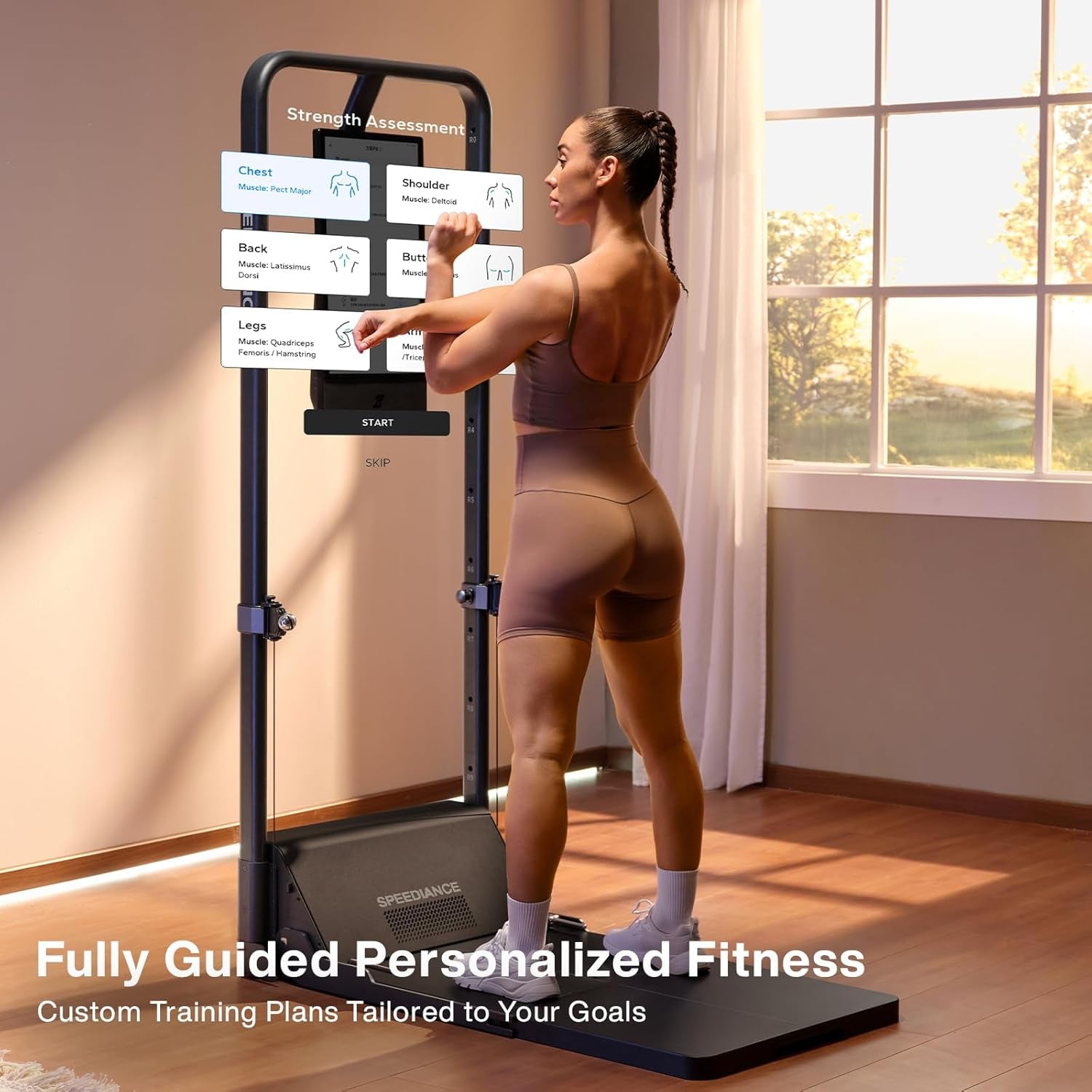 Gym Monster 2 Smart Home Gym, Upgraded Ai-Powered Home Workout Machine, Multi-Functional Smith Machine, Full Body Strength Training Fitness Equipment, All-In-One Workout Station