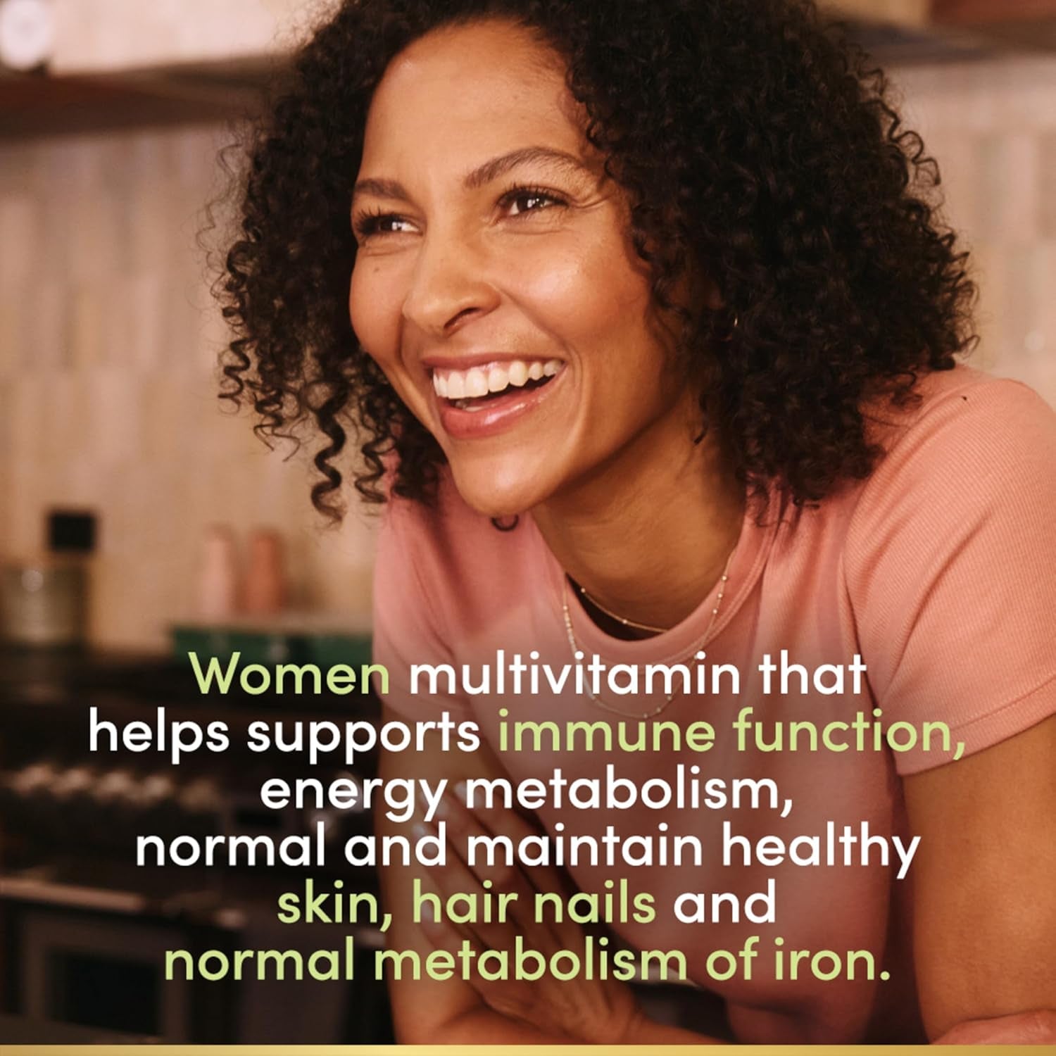 Women'S Multivitamin, Helps Metabolize Nutrients, Helps Maintain Bones, Cartilage, Teeth & Gums, Aids Body in Absorption of Calcium & Phosphorus, Mixed Berry Flavour, 175 G