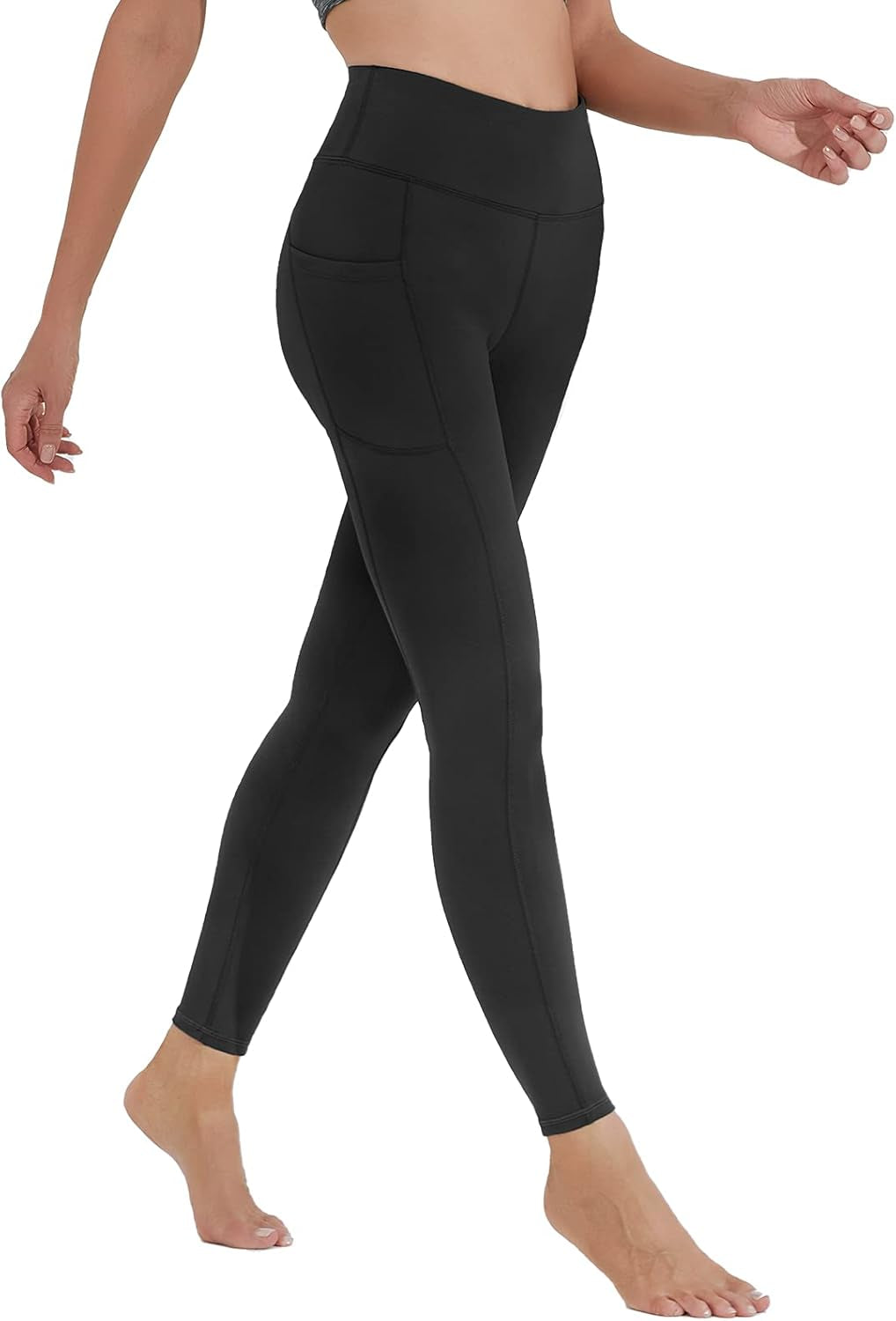 Yoga Pants for Women, High Waisted Leggings with Pockets, Tummy Control Non See through Workout Pants