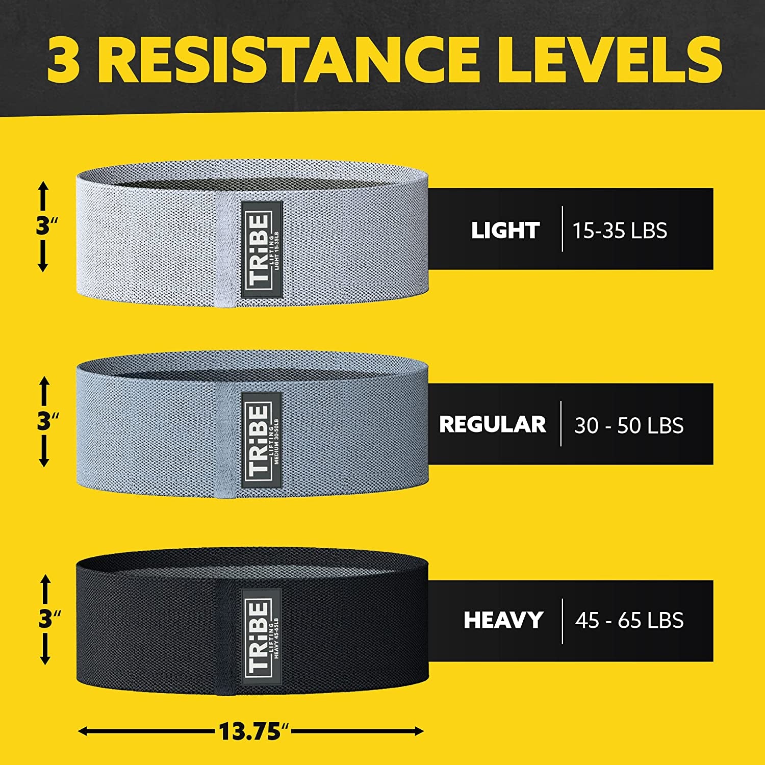 Fabric Resistance Loop – Glute and Thigh Workout Band – Exercise Band for Legs and Butt