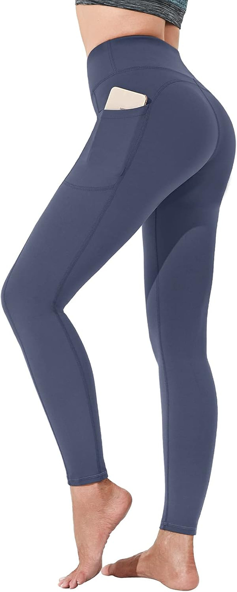 Yoga Pants for Women, High Waisted Leggings with Pockets, Tummy Control Non See through Workout Pants