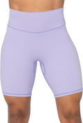 High Waist Biker Shorts for Women No Front Seam Soft Yoga Workout Gym Bike Shorts Tummy Control Squat Proof
