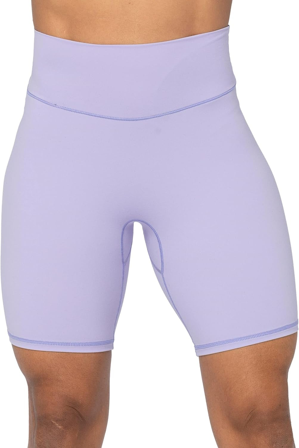 High Waist Biker Shorts for Women No Front Seam Soft Yoga Workout Gym Bike Shorts Tummy Control Squat Proof