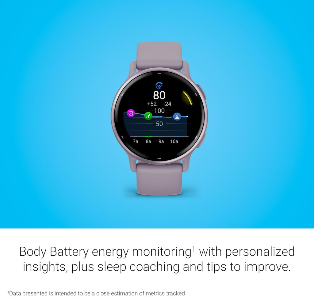 Vívoactive 5, Health and Fitness GPS Smartwatch, AMOLED Display, up to 11 Days of Battery, Orchid