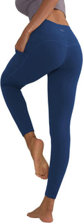 Leggings for Women with 3 Pockets Buttery Soft High Waisted Yoga Pants Non-See-Through Full-Length Tights