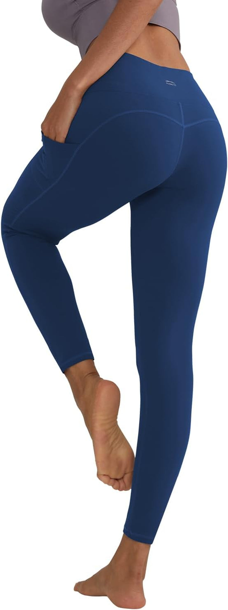 Leggings for Women with 3 Pockets Buttery Soft High Waisted Yoga Pants Non-See-Through Full-Length Tights