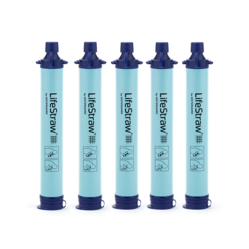 Personal Water Filter, 5-Pack, Blue