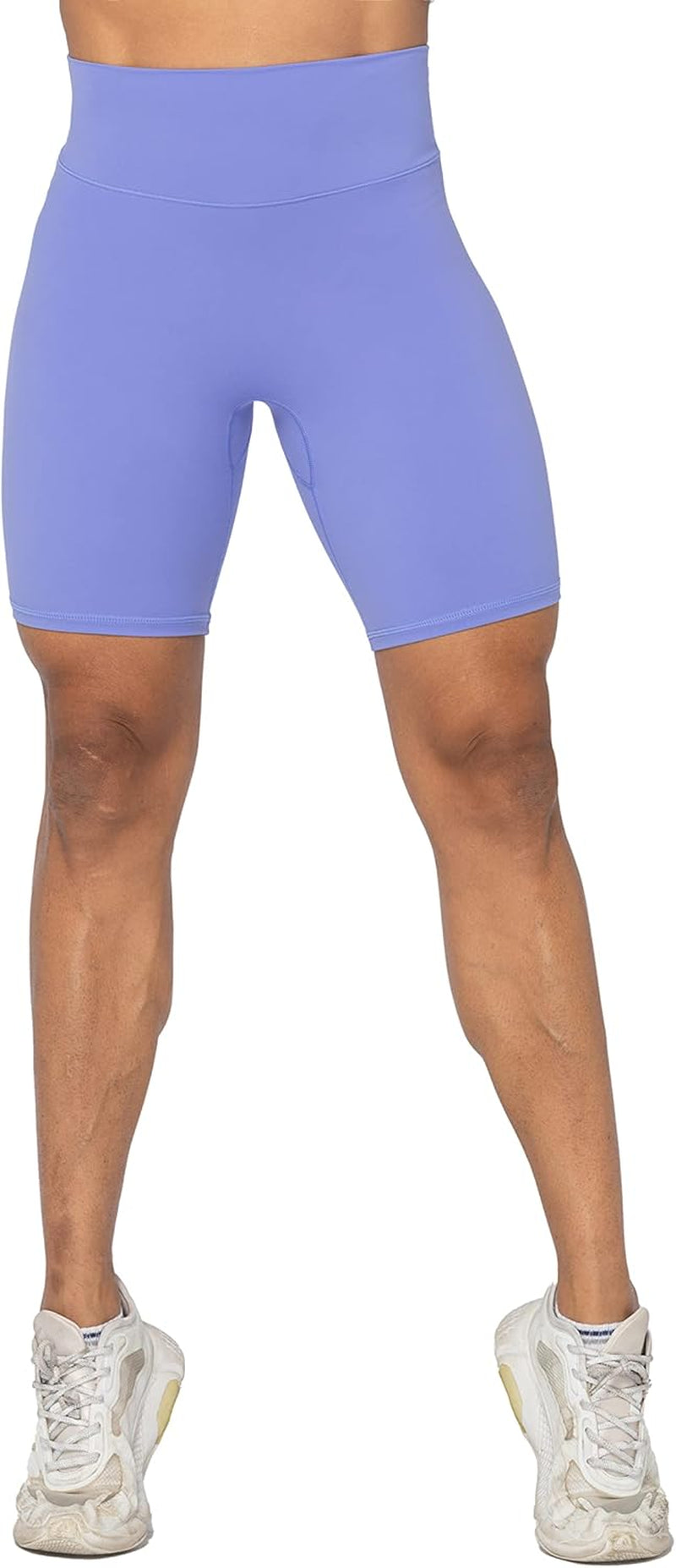 High Waist Biker Shorts for Women No Front Seam Soft Yoga Workout Gym Bike Shorts Tummy Control Squat Proof