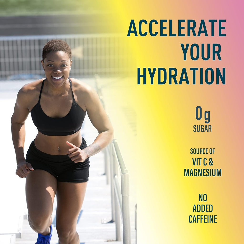 Canadian-Made Electrolytes Powder- Pink Lemonade Sachets- on the Go Sugar Free Hydration and Electrolyte Replenishment with Prebiotics and Vitamin C 3.5G X 20Ct