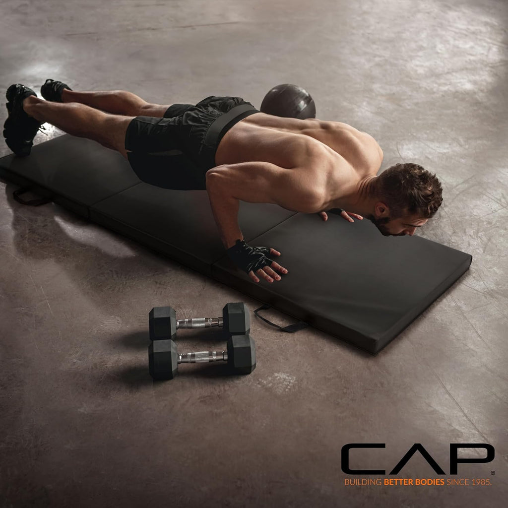 Folding Anti-Tear Exercise & Gymnastics Balance Mat – Multi-Purpose Fitness, Aerobics, & Training | Multiple Options