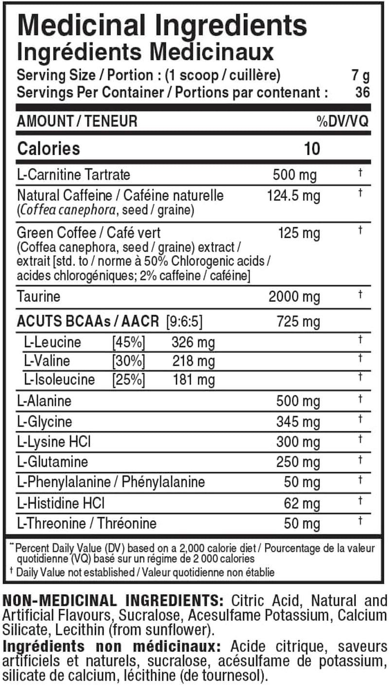 - AMINOCUTS (A:CUTS) - Weight-Management BCAA (L-Carnitine + Taurine + Eaas) - Goji Berry - Dye Free - 252 Gram - 36 Servings
