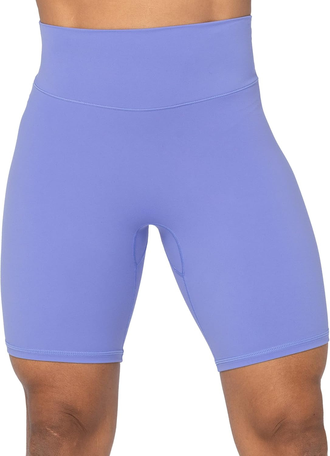High Waist Biker Shorts for Women No Front Seam Soft Yoga Workout Gym Bike Shorts Tummy Control Squat Proof