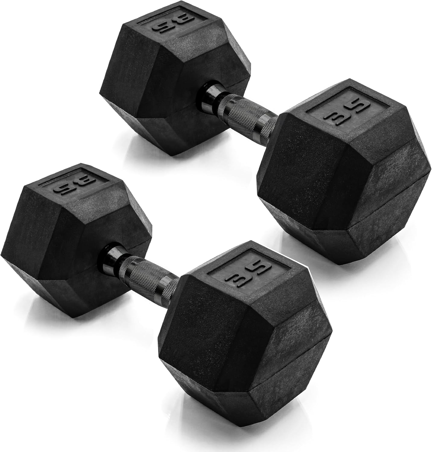 Coated Hex Dumbbell Weight - Pairs | Multiple Options