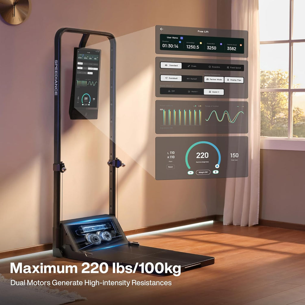 Gym Monster 2 Smart Home Gym, Upgraded Ai-Powered Home Workout Machine, Multi-Functional Smith Machine, Full Body Strength Training Fitness Equipment, All-In-One Workout Station
