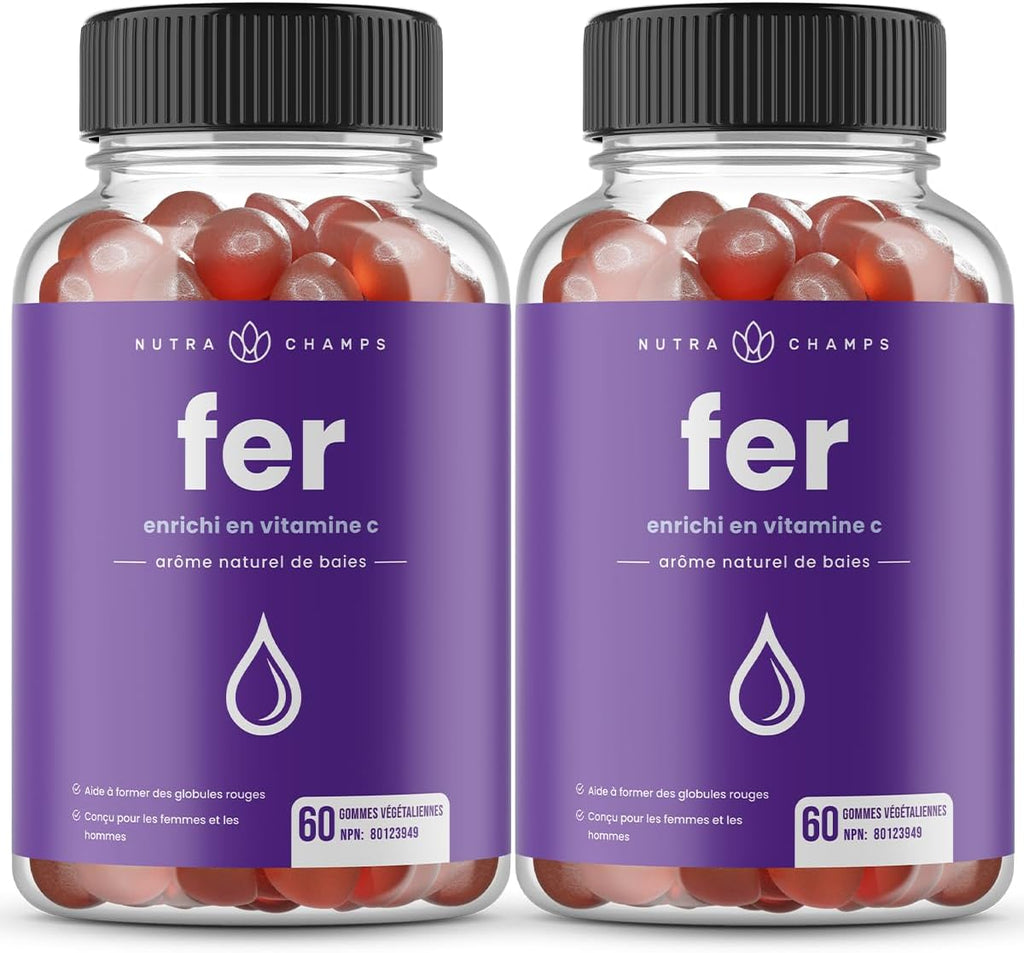 Iron Gummies 20Mg per Serving | Chewable Iron Supplement with Vitamin C for Gentle Absorption | for Women, Kids & Toddlers | Prenatal Gummy Supplement for Energy & Immune Support | Vegan & Non-Gmo | 120 Gummies