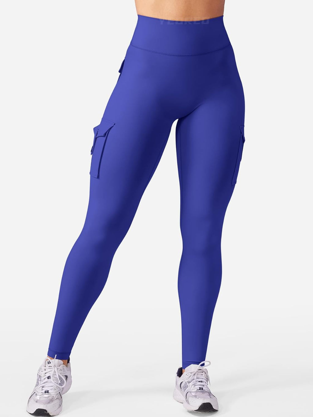 Workout Cargo Leggings with Pockets for Women No Front Seam Hidden Scrunch Hedda Leggings Compression Gym Yoga Pants