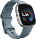 Google  Versa 4 Fitness Smartwatch with Daily Readiness, Gps, 24/7 Heart Rate, 40+ Exercise Modes, Sleep Tracking and More, Waterfall Blue/Platinum, One Size (S and L Bands Included)