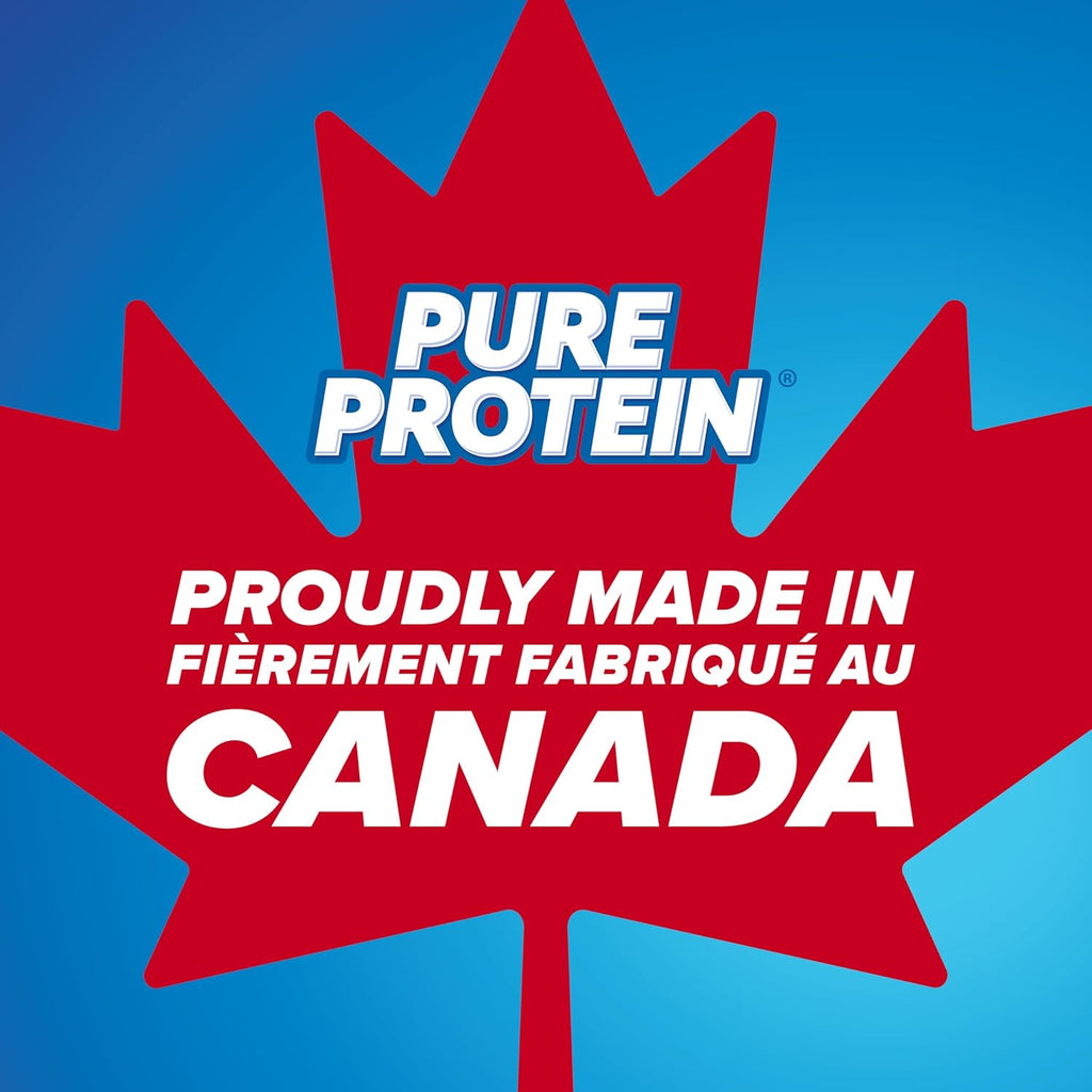 Bars - Nutritious, Gluten Free Bar, Made with Whey Protein Blend - Low Sugar, Protein Snack. Deliciously Satisfying. Made in Canada, Chocolate Salted Caramel (Pack of 6)